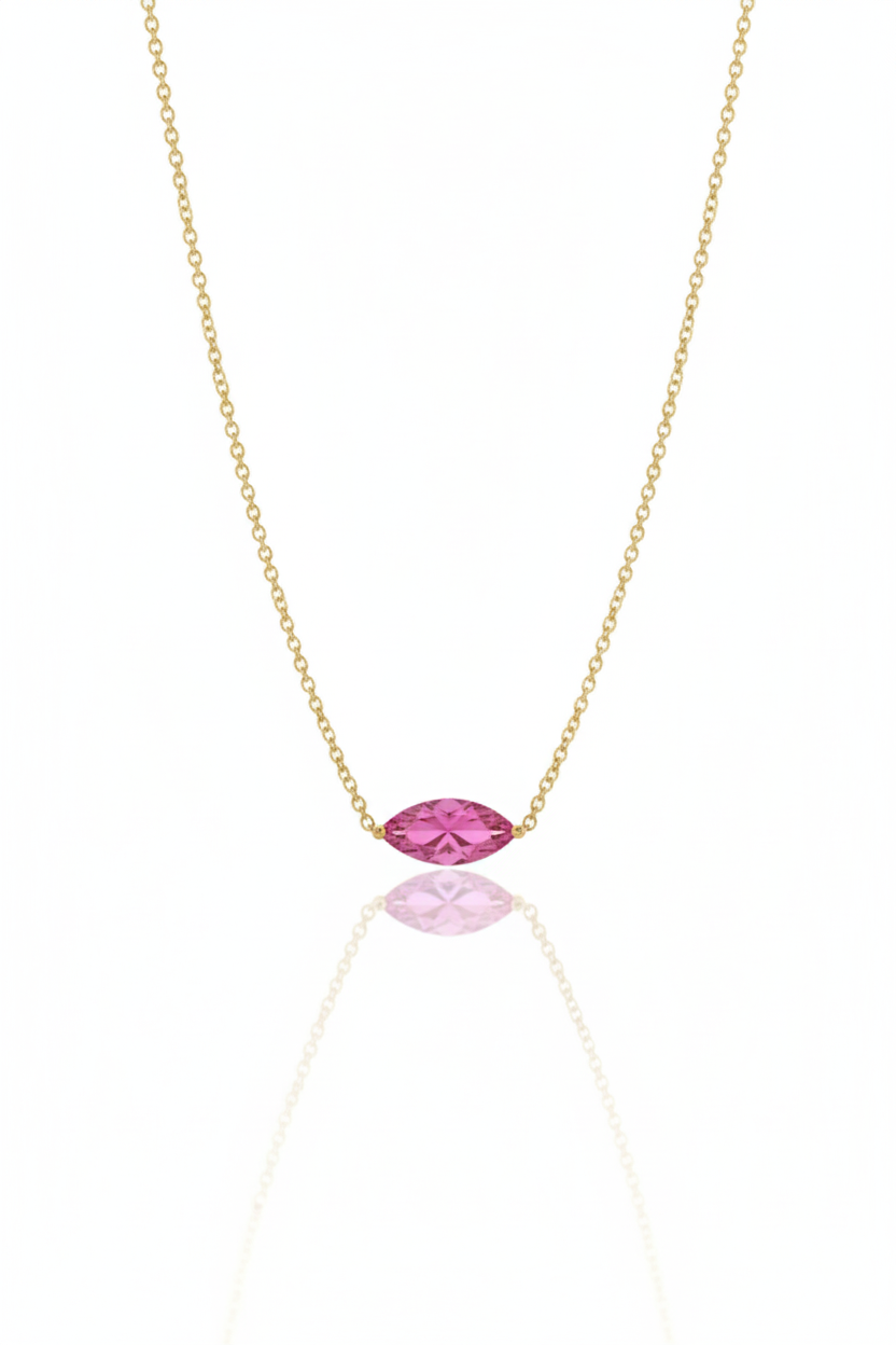 Birthday stone necklace