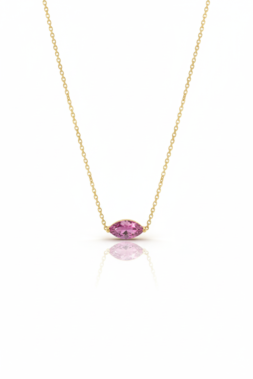 Birthday stone necklace