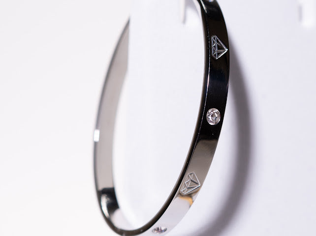 Diamante bracelet silver