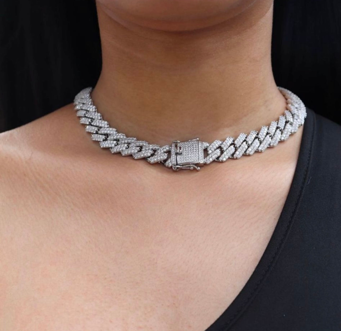 Choker brass silver