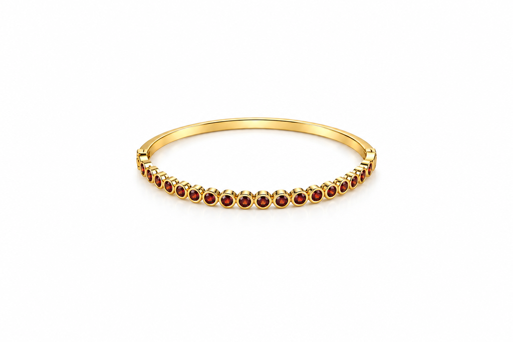 Pulsera aura carmín
