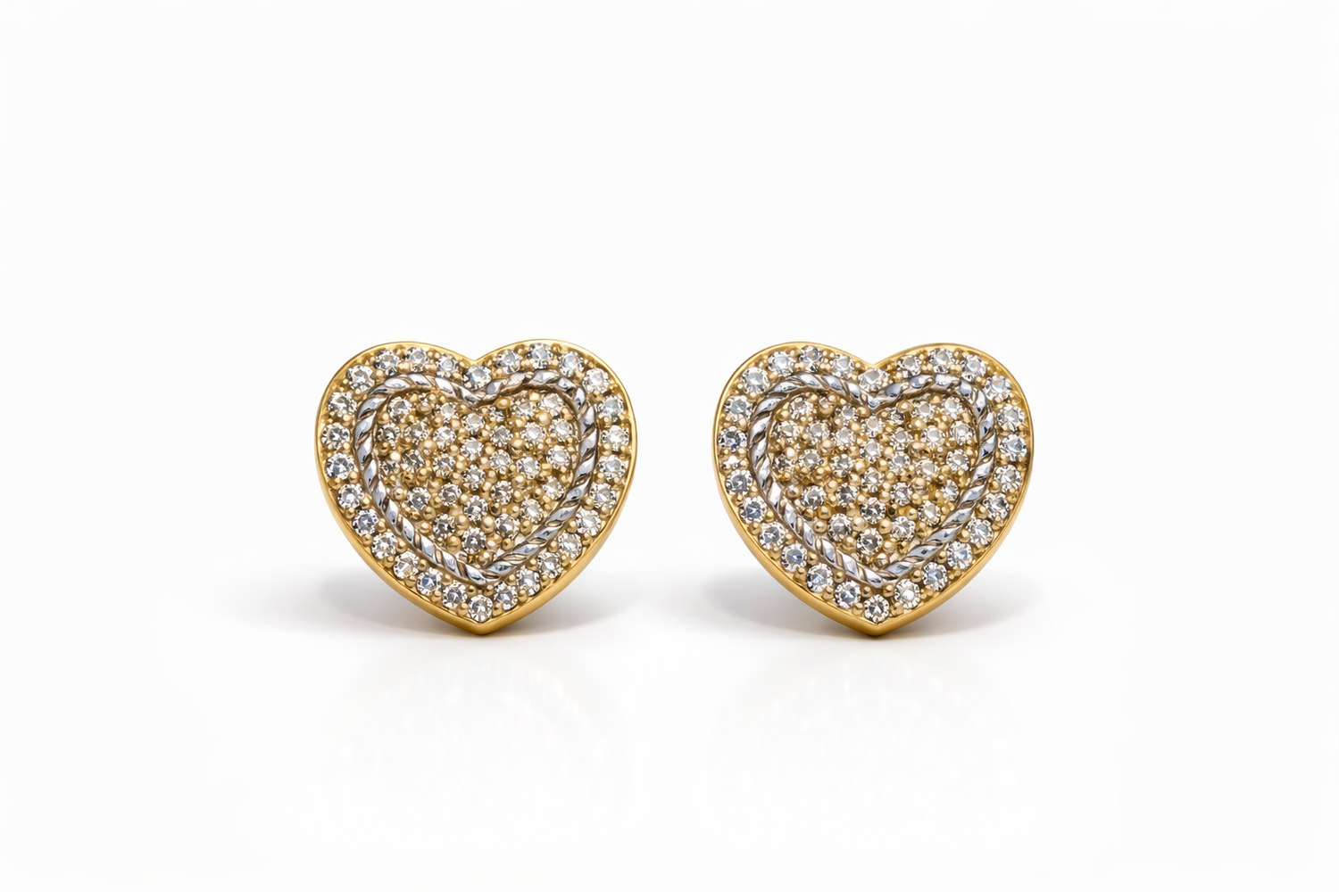 Arete brillo de amor