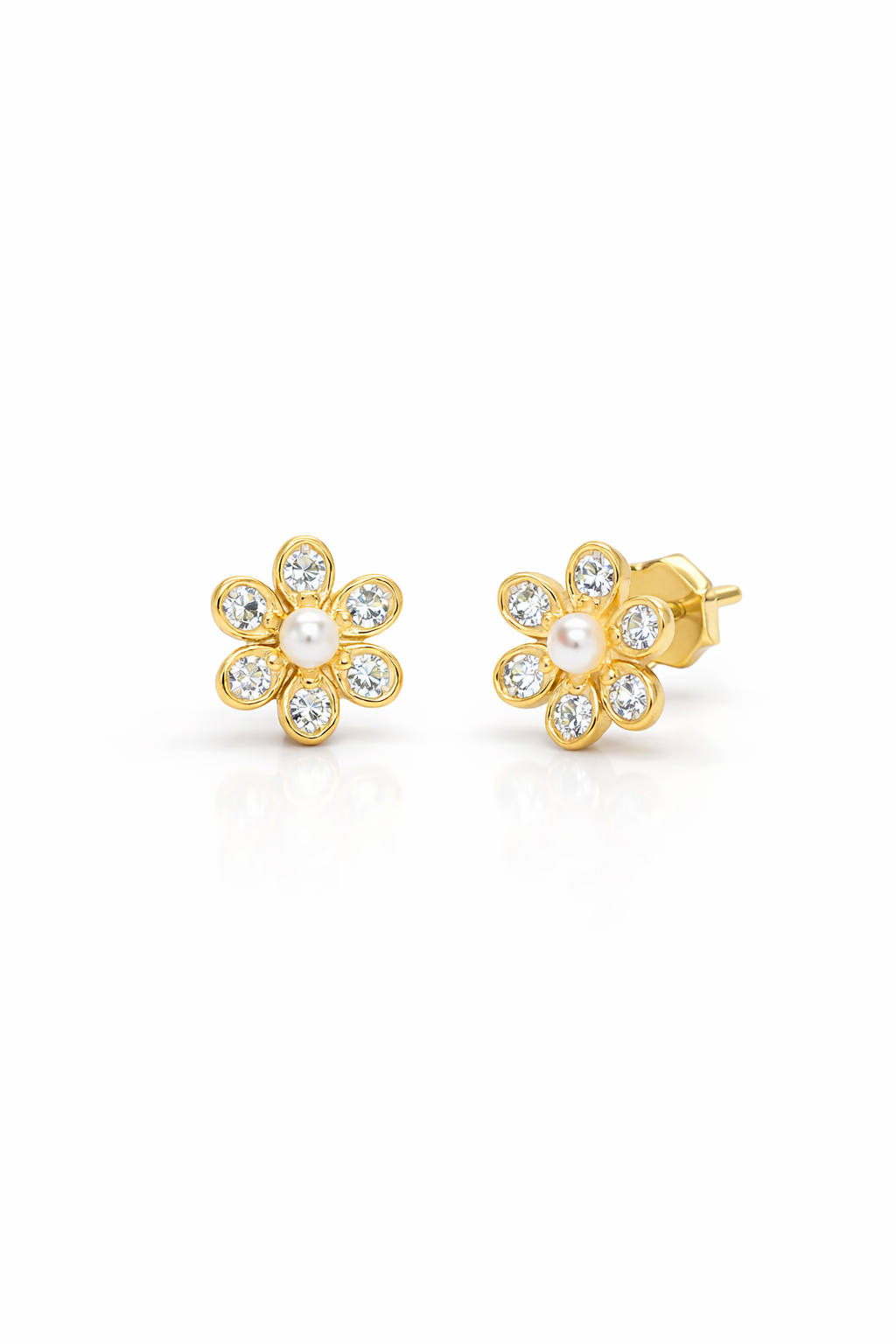 Arete perla elegante