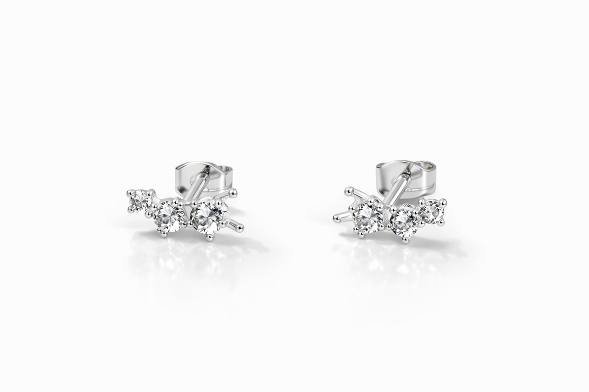 Small earring silver