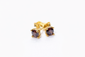 Small coffee earring