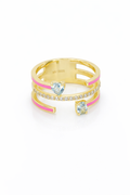 Golden rose ring
