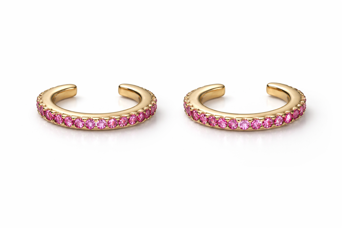 Ear cuff rosa