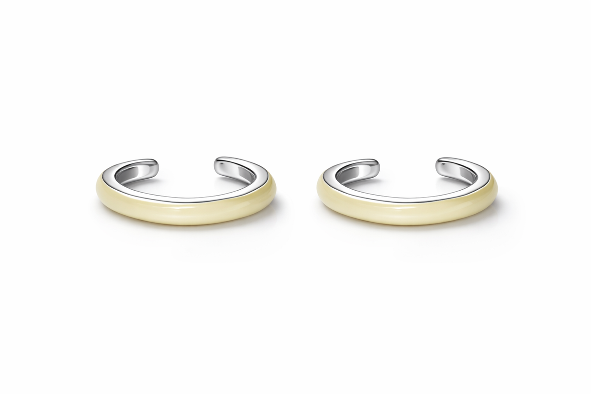 Ear cuff crema claro