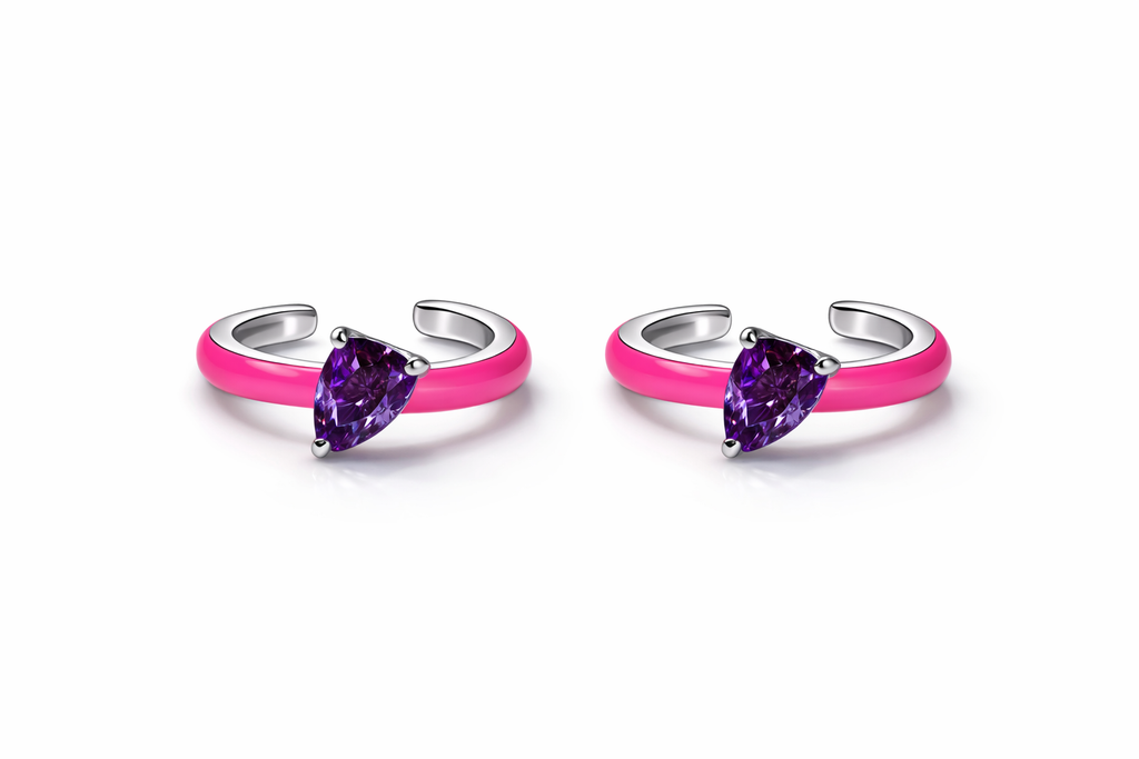 Ear cuff rosa