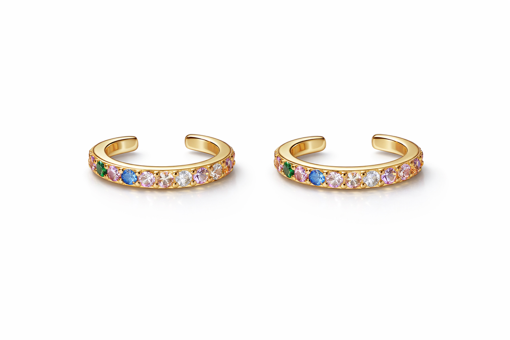 Ear cuff fino dorado