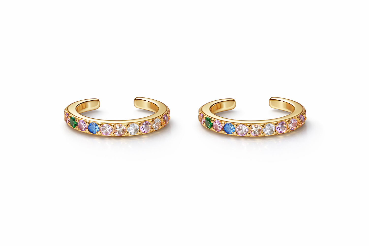 Ear cuff fino dorado