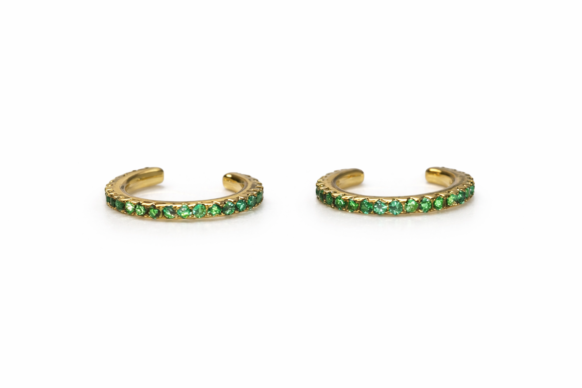 Ear cuff verde