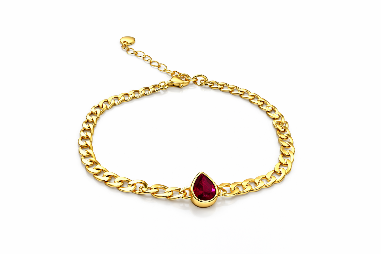 Alexia burgundy bracelet