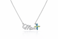 Mamá flor plata