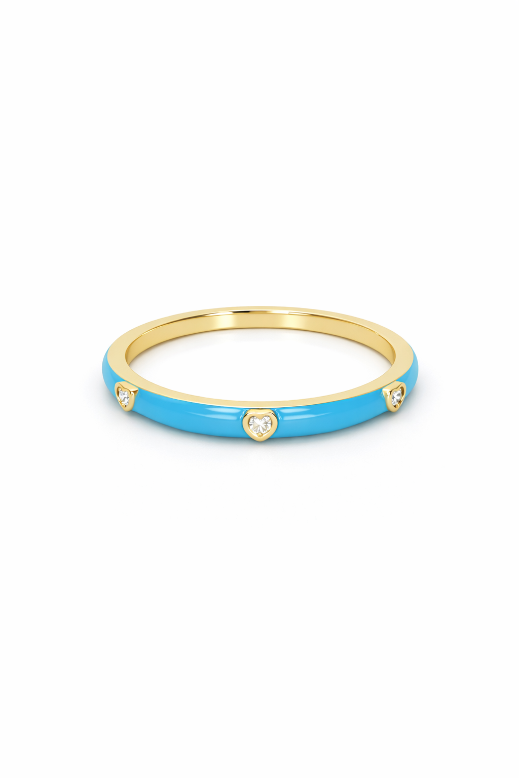 Anillo azul cielo