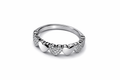Anillo de corazones de plata