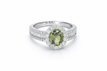 Elegant silver ring