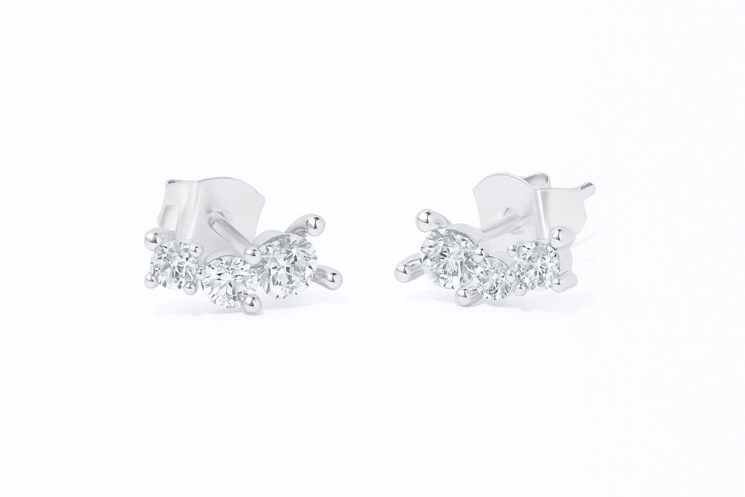 Small earring silver