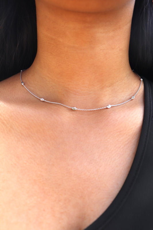 Choker silver delicado